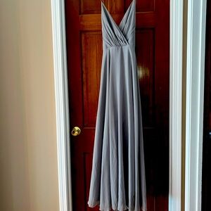 David’s Bridal Celebrate Spaghetti Strap Full Skirt Dress
Style# F20064 - Size 8